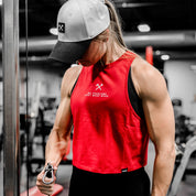 Women's Simple Logo Seth Cut // Red