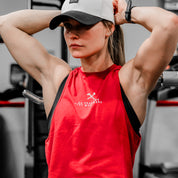 Women's Simple Logo Seth Cut // Red