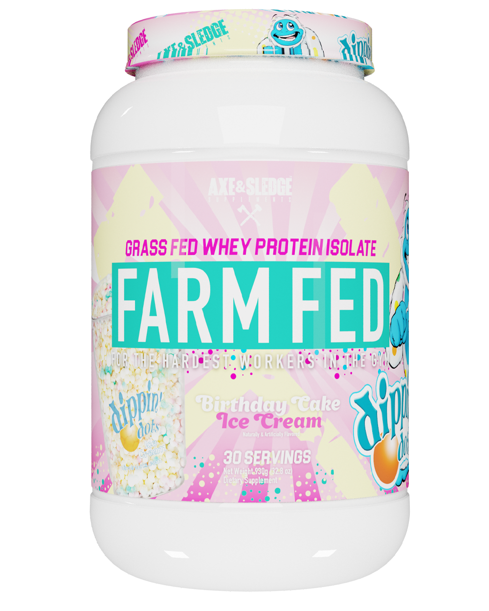 FARM FED // Grass-Fed Whey Protein Isolate // 22G