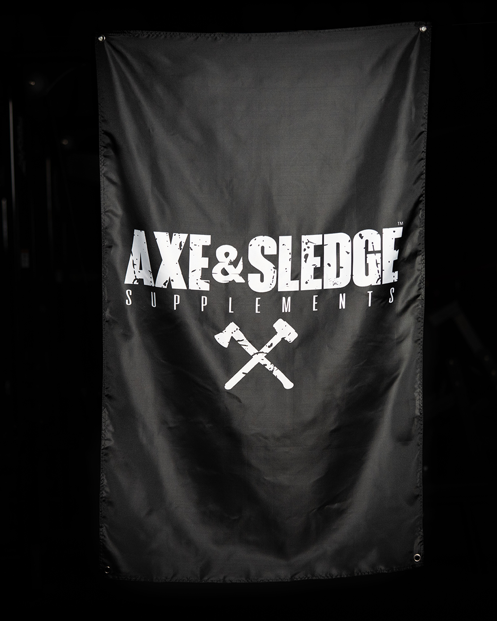 Axe & Sledge Logo Banner Flag