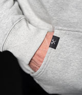 Banner Hoodie // Heather Grey