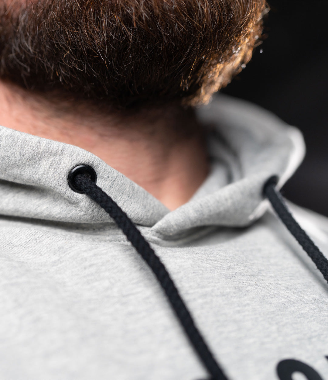 Banner Hoodie // Heather Grey