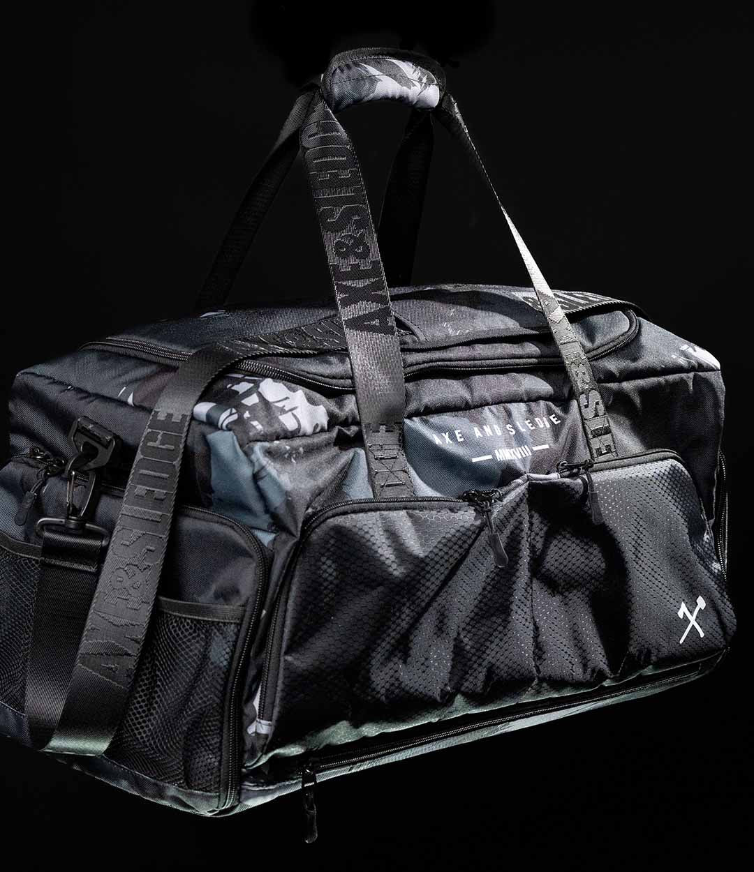 ash camo leather backpack Mountain Ash Camo Duffle – Axe & Sledge Supplements