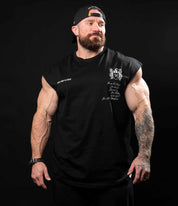 Axe Crest Cut Off Oversized Tee