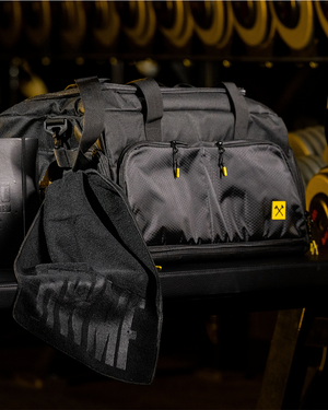 Just Work Duffle // Gold on Black