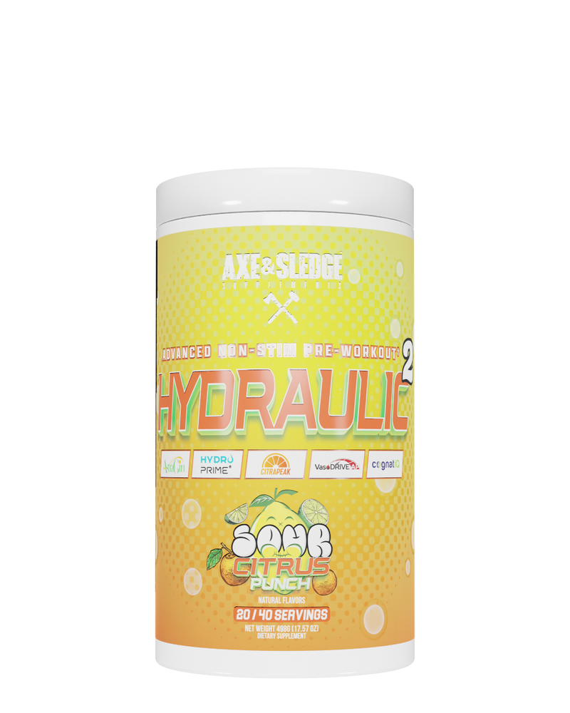 HYDRAULIC V2 // NON-STIM PRE-WORKOUT – Axe & Sledge Supplements