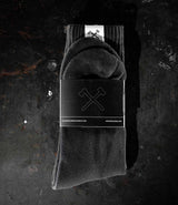 Icon Tag Socks // Black