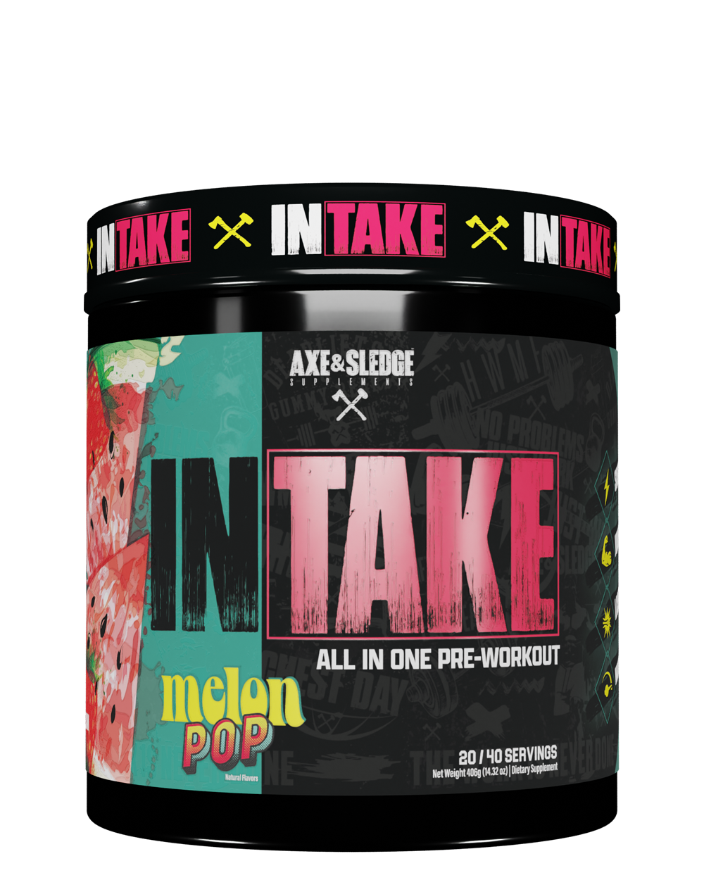 Intake all in one pre workout axe sledge supplements