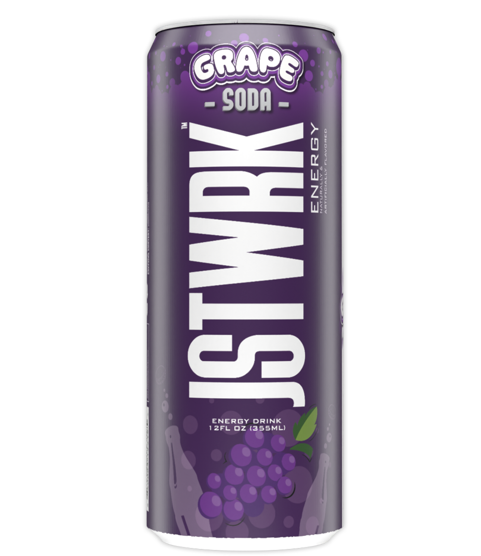 JST WRK Energy Can - Grape Soda