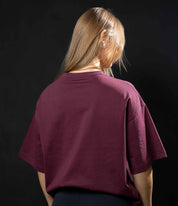 Women's Stacked Axe Crop Oversized Tee