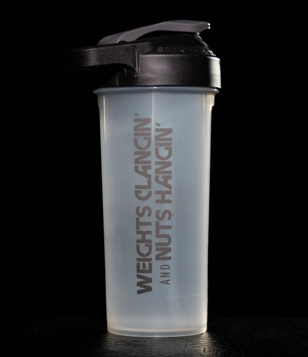 Weights Clangin' Nuts Hangin' Logo Shaker