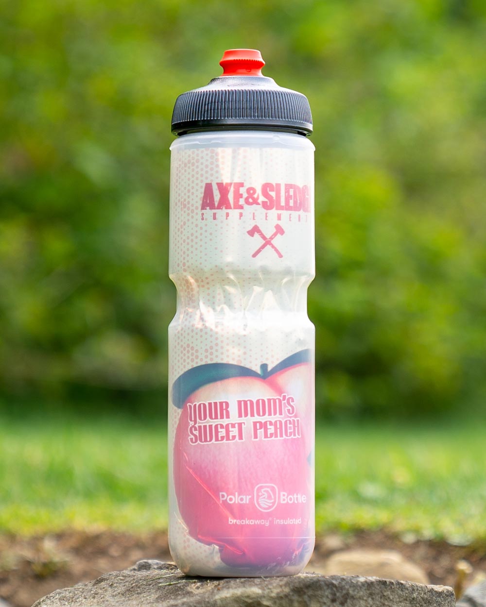 24oz. Your Mom's Sweet Peach Polar Bottle - Axe & Sledge Supplements